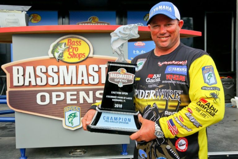 Bobby Lane Clinches Wire-To-Wire Win At Bassmaster Open On Kissimmee Chain