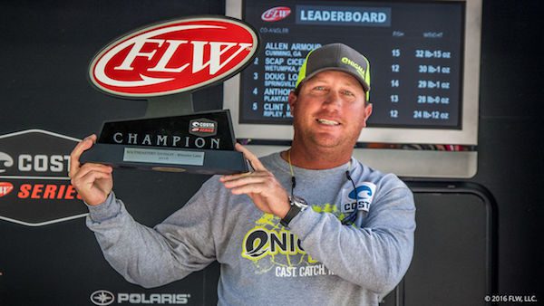 DORTCH WINS COSTA FLW SERIES SOUTHEASTERN DIVISION FINALE ON WHEELER LAKE PRESENTED BY MERCURY