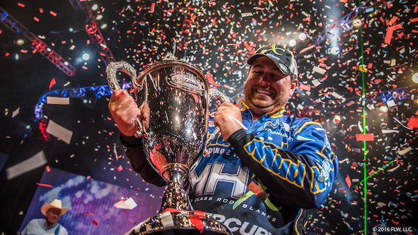 COX GOES WIRE-TO-WIRE, WINS PROFESSIONAL BASS FISHING’S FORREST WOOD CUP PRESENTED BY WALMART