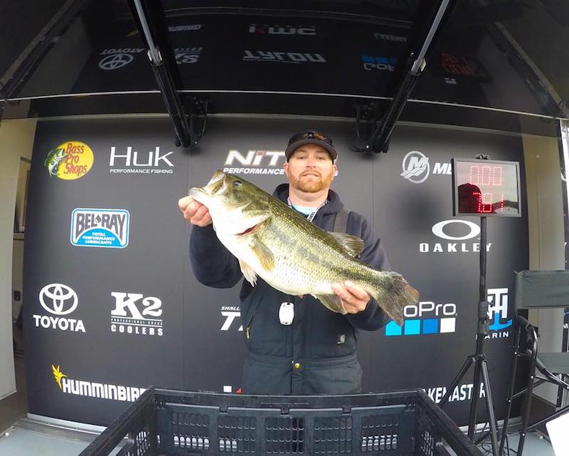 Chris Brummett Leads Day 1 at the Big Bass Tour Event on Smith Mountain Lake
