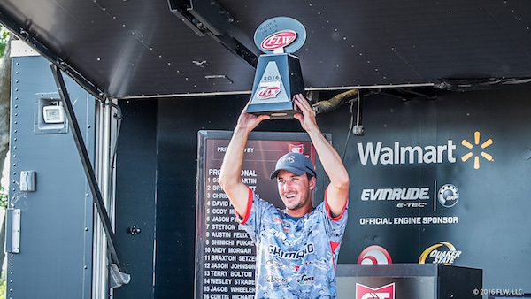 JOHNSTON EARNS FLW TOUR ROOKIE OF THE YEAR TITLE