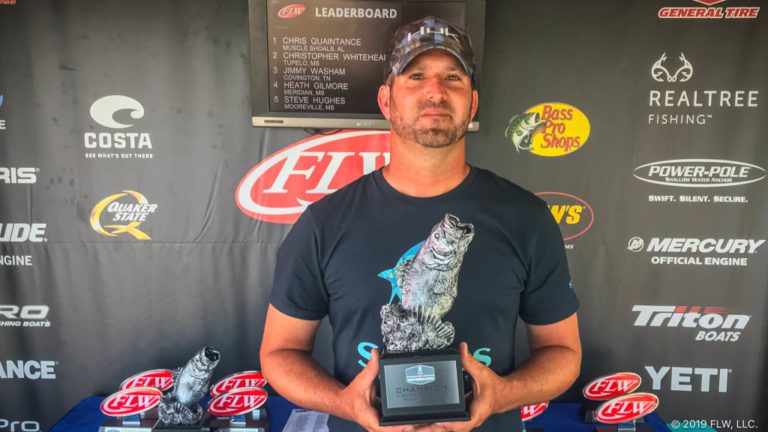 ALABAMA’S QUAINTANCE WINS T-H MARINE FLW BASS FISHING LEAGUE TOURNAMENT ON PICKWICK LAKE