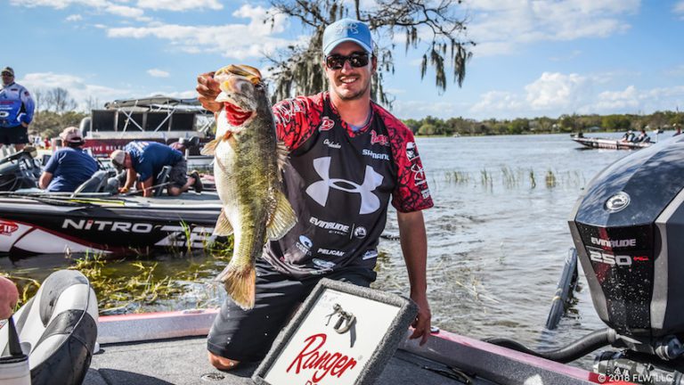 CANADA’S JOHNSTON GRABS LEAD AFTER DAY TWO OF FLW TOUR AT HARRIS CHAIN OF LAKES PRESENTED BY LOWRANCE