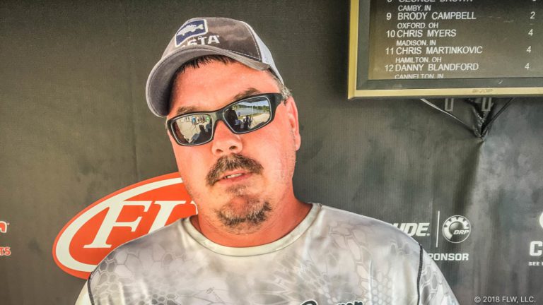 LECLERE WINS T-H MARINE FLW BASS FISHING LEAGUE HOOSIER DIVISION TOURNAMENT ON OHIO RIVER AT ROCKY POINT