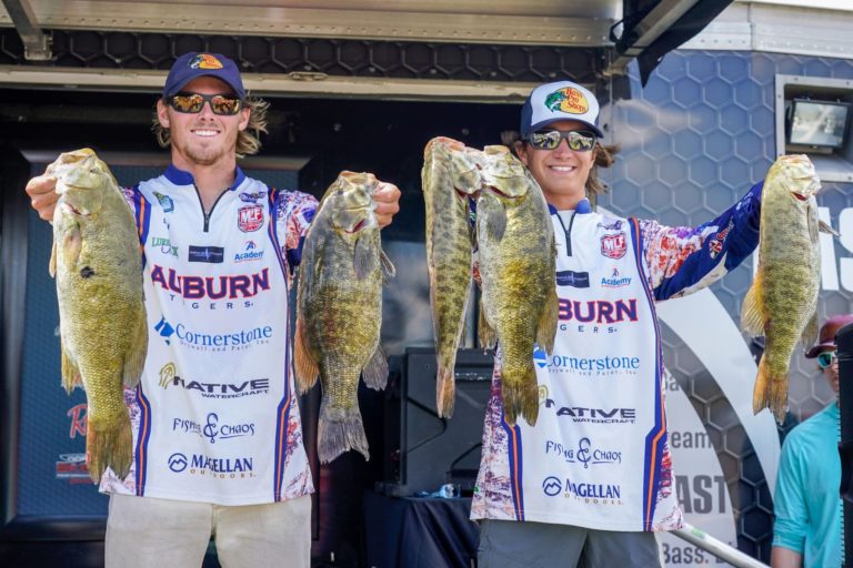 Parks, Smith Take Lead In Bassmaster College Event, Vying For Repeat On Saginaw Bay