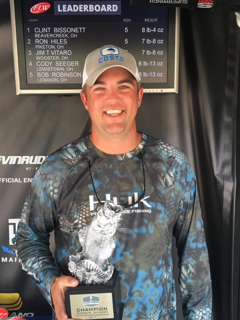 OHIO’S BISSONETT WINS T-H MARINE FLW BASS FISHING LEAGUE BUCKEYE DIVISION TOURNAMENT ON OHIO RIVER