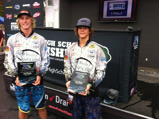 FLORIDA’S HARMONY HIGH SCHOOL WINS TBF/FLW HIGH SCHOOL FISHING SOUTHEASTERN CONFERENCE CHAMPIONSHIP ON LAKE CUMBERLAND