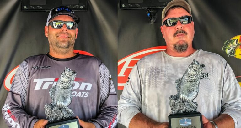 LOCAL ANGLER LECLERE AND TENNESSEE’S JOHNSON TIE FOR WIN AT T-H MARINE FLW BASS FISHING LEAGUE TOURNAMENT ON OHIO RIVER AT ROCKY POINT