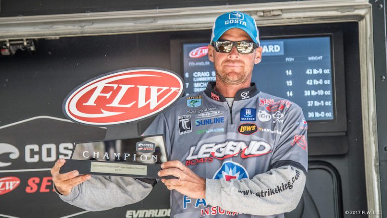 NACOGDOCHES’ CASTLEDINE WINS COSTA FLW SERIES SOUTHWESTERN DIVISION OPENER ON SAM RAYBURN RESERVOIR PRESENTED BY YETI
