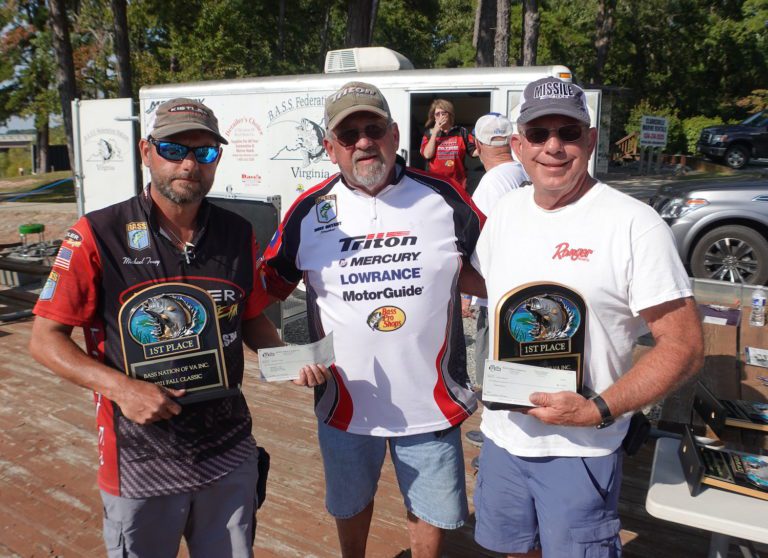 Mike Tony & Jack Babcock Win Bass Nation of VA Fall Classic on Kerr Lake Oct 3,2021