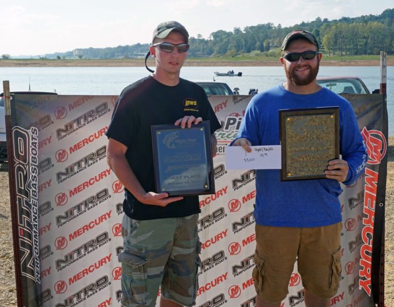 Dustin Hyatt & Caleb Bayless  Win White Pine Marine – October 14- Douglas Lake- Shady Grove