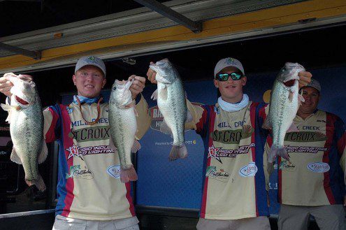 Mill Creek leads High School Open – Bassmaster High School Open Douglas Lake – Dandridge, TN, Jun 20 – 21, 2014