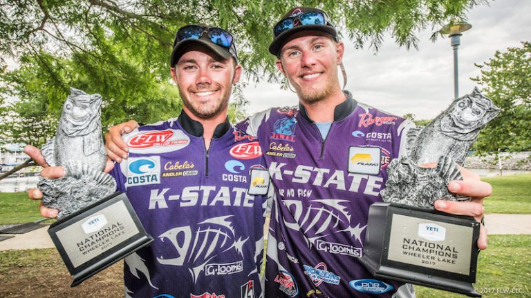 KANSAS STATE UNIVERSITY WINS YETI FLW COLLEGE FISHING NATIONAL CHAMPIONSHIP ON WHEELER LAKE