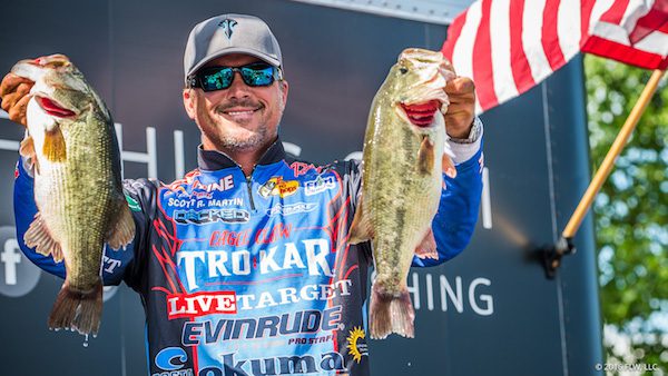 FLORIDA’S MARTIN LEADS DAY ONE OF WALMART FLW TOUR ON LAKE CHAMPLAIN PRESENTED BY GENERAL TIRE