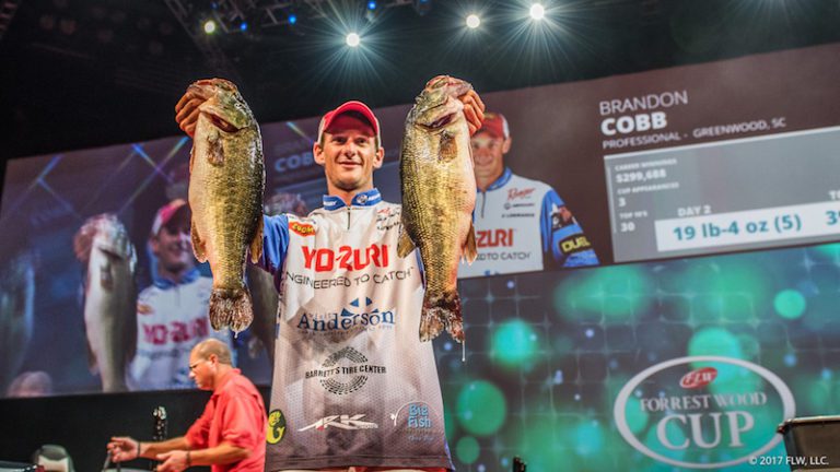 SOUTH CAROLINA’S COBB GRABS LEAD AT PROFESSIONAL BASS FISHING’S FORREST WOOD CUP