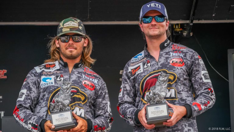 ULM GOES WIRE-TO-WIRE, WINS YETI FLW COLLEGE FISHING NATIONAL CHAMPIONSHIP PRESENTED BY LOWRANCE C-MAP GENESIS ON RED RIVER