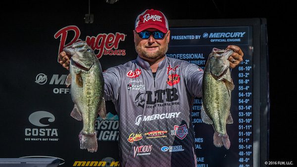 TENNESSEE’S LAMBERT TAKES LEAD AT WALMART FLW TOUR ON KENTUCKY LAKE PRESENTED BY MERCURY MARINE