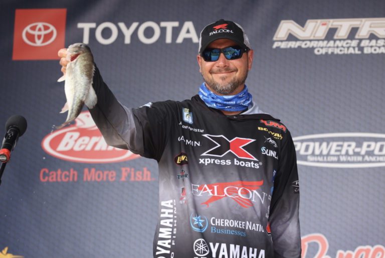 Despite High Water, Christie Maintains Lead At Bassmaster Elite On Sabine River