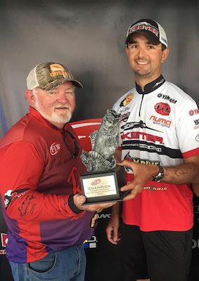 NEWBERRY, LEBRUN TIE FOR WIN AT FLW BASS FISHING LEAGUE COWBOY DIVISION EVENT ON SAM RAYBURN RESERVOIR PRESENTED BY POWER-POLE