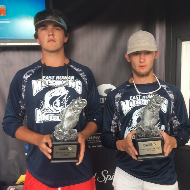 EAST ROWAN HIGH SCHOOL WINS FLW HIGH SCHOOL FISHING NORTH CAROLINA OPEN AT HIGH ROCK LAKE