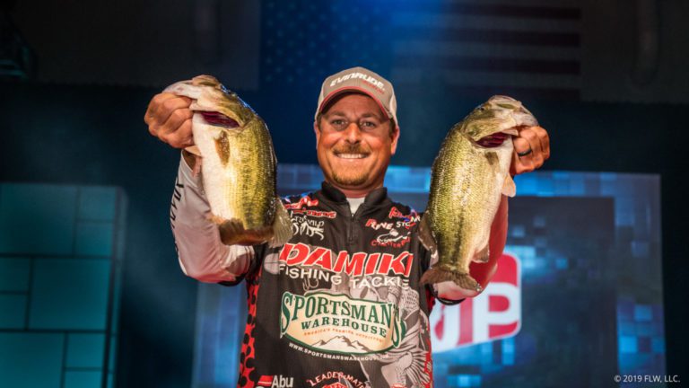 THRIFT LEADS DAY ONE OF PROFESSIONAL BASS FISHING’S FLW CUP