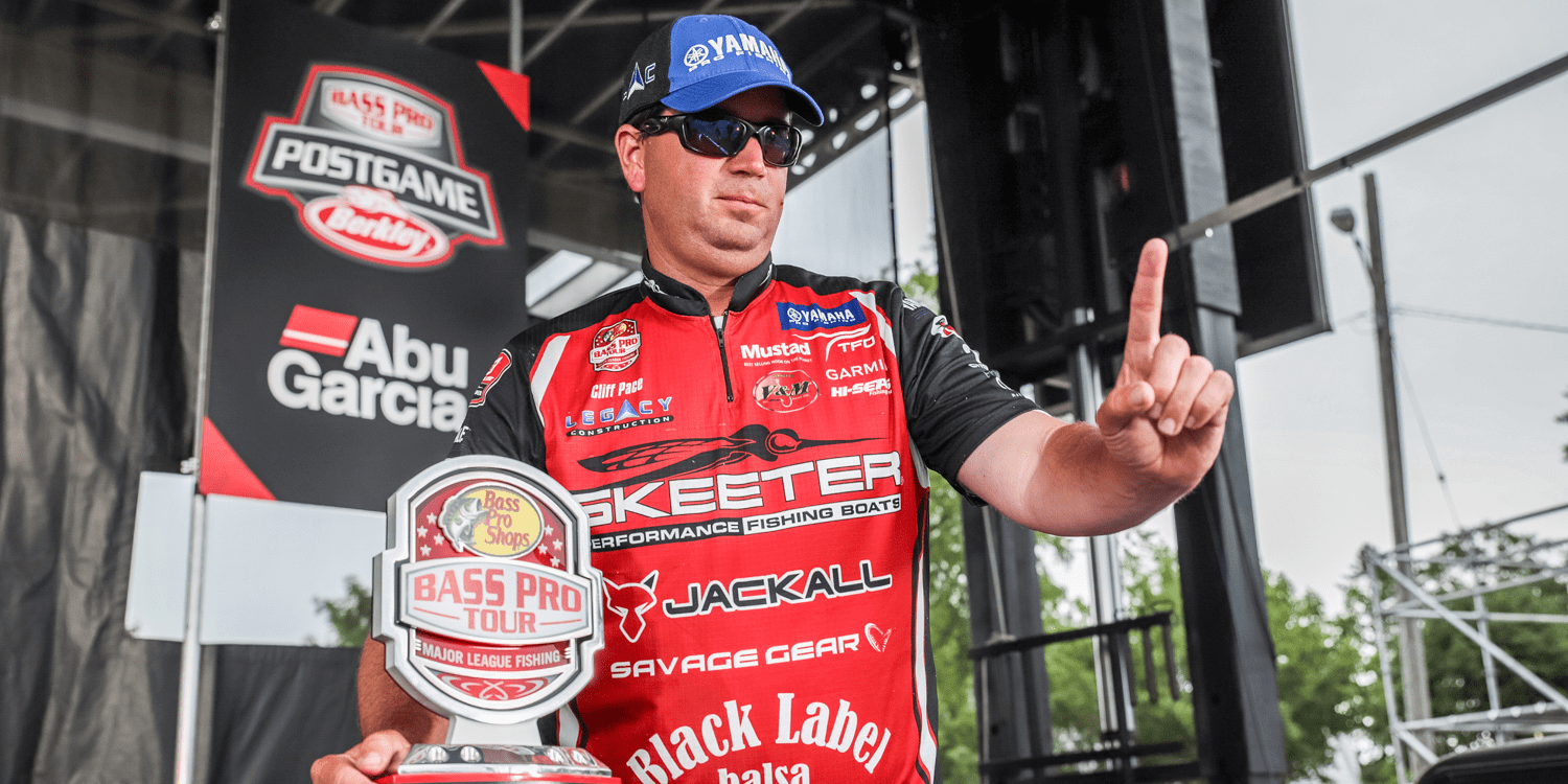 Pace Races to Bass Pro Tour Championship at Evinrude Stage Eight  presented by Tracker Off Road