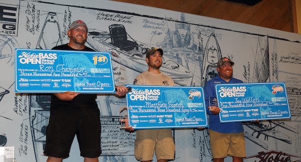 Ron Champion Wins the Hobie Bass Open by Half an Inch