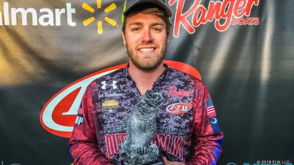ANDERSON WINS FLW BASS FISHING LEAGUE SOUTH CAROLINA DIVISION OPENER ON LAKE MURRAY