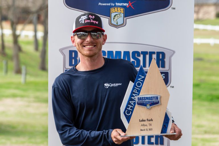 Gloria Earns Close Victory In B.A.S.S. Nation Kayak Series At Lake Fork