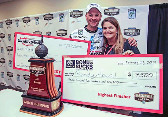 Howell Wins $8,500 in Bonus Bucks and Weigh to Win by: Alan McGuckin