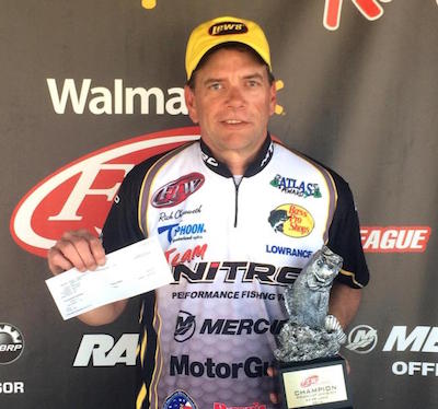 CHENOWETH WINS WALMART BASS FISHING LEAGUE PIEDMONT DIVISION OPENER ON KERR LAKE
