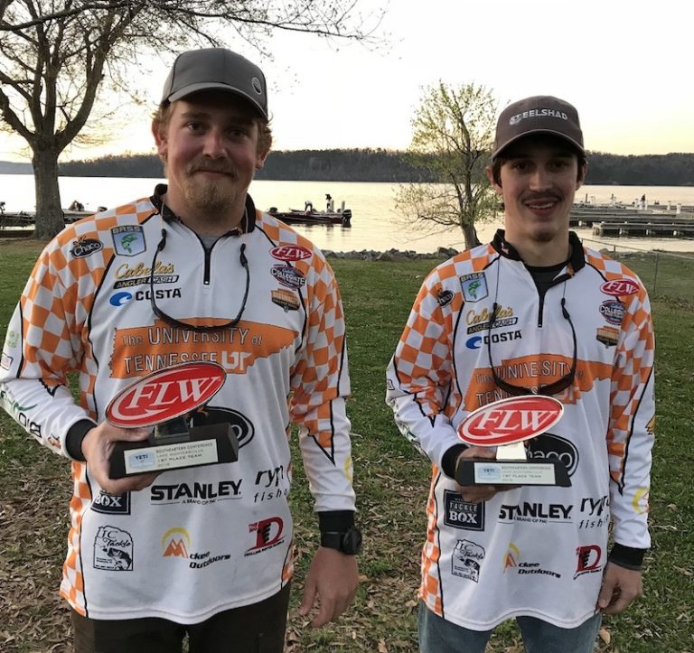 UNIVERSITY OF TENNESSEE WINS YETI FLW COLLEGE FISHING EVENT ON LAKE GUNTERSVILLE PRESENTED BY BERKLEY
