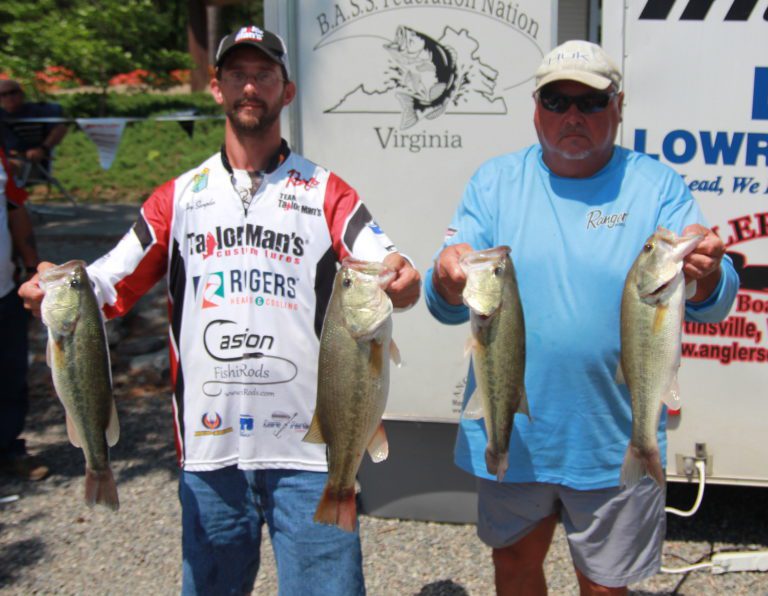Clay Samples & Tony Milam Win Bass Nation of VA Team Championship on Kerr Lake May 20,2019