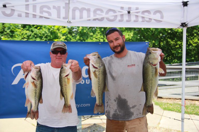 Martin Villa & Tim Garner Lead Day 1 of the CATT Classic on Kerr Lake June 1,2019 with 17.57 lbs