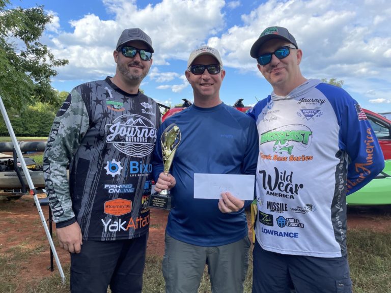 Bruce Deel Wins the Bass Cast Kayak Bass Series Championship on SML Sept 25,2021