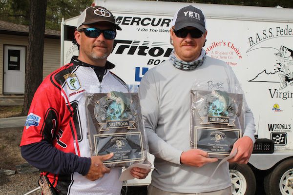 Chris McCrackin & John Conway Win B.A.S.S. Nation of VA  Team Tournament April 11th & 12th 2015