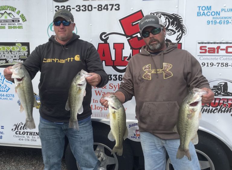 Scott Moser & Kenny Beale Win 5 Alive Team Championship Kerr Lake Oct 31,2021