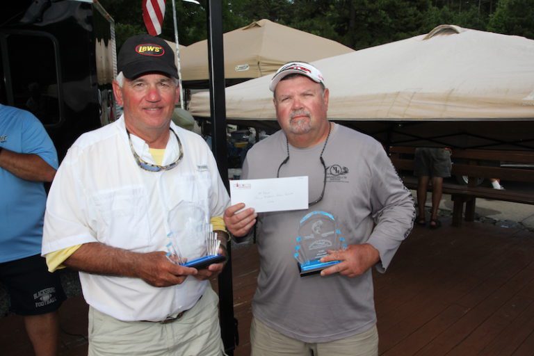 Stump Bledsoe & Glenn Elliott win Angler’s Choice Buggs Island June 10th 2017