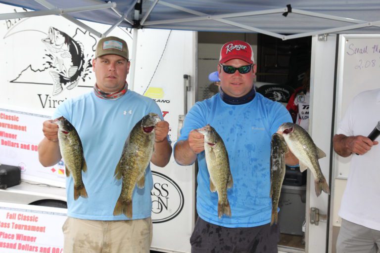 Chris & Been Eads Win Second Annual Friends Of Claytor Lake Fall Classic September 16,2017