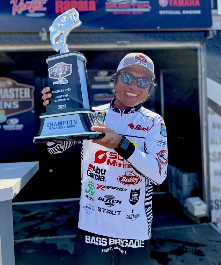 Elite Pro Kenta Kimura Drops the Juice on the James River at the Bass Northern Open with Poche & Soukup