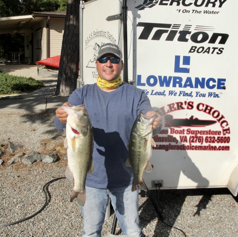 Tyler Trent & Eddie Fore lead Day 1 of the Bass Nation of VA Fall Classic on Kerr Lake