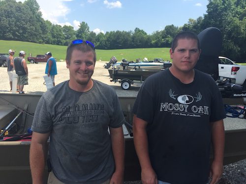 Jacob Stephens & Justin Doss Win HillCity Bassmasters Mill Creek Event June 13th 2015