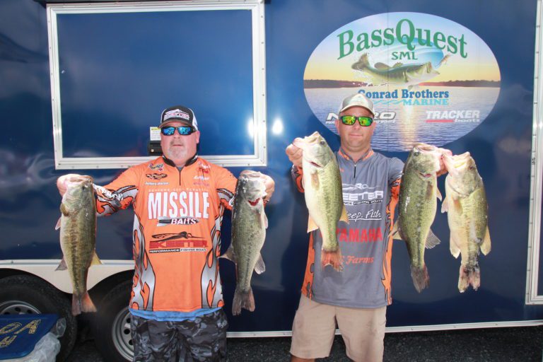 Chad Green & Johnny Martin Win BassQuest SML with 19.20lbs May 28,2018