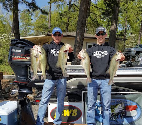 Chad & Elliot Pilson Win Carolina Anglers Team Trail LLC Kerr April 10, 2016
