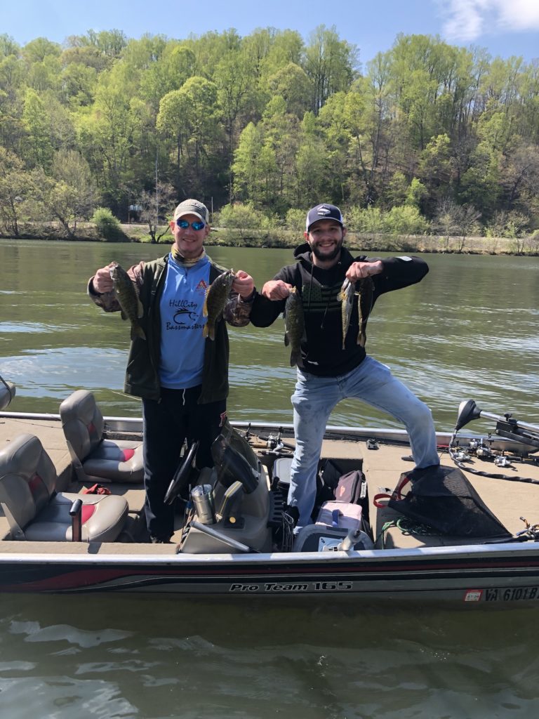 Matt and Alex Cline Win Hill City Bassmasters Stop #2 April 11,2020 at Monacan Park