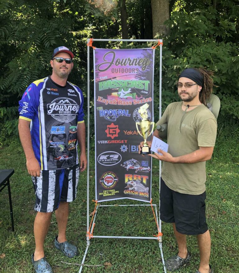 Jesse Pingilley Win’s the Amherst Rumble Bass Cast Kayak Series event July 25,020
