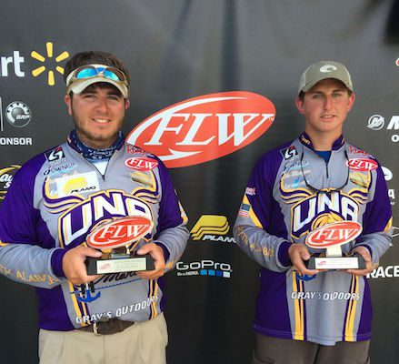 UNIVERSITY OF NORTH ALABAMA WINS FLW COLLEGE FISHING SOUTHEASTERN CONFERENCE EVENT ON LAKE GUNTERSVILLE