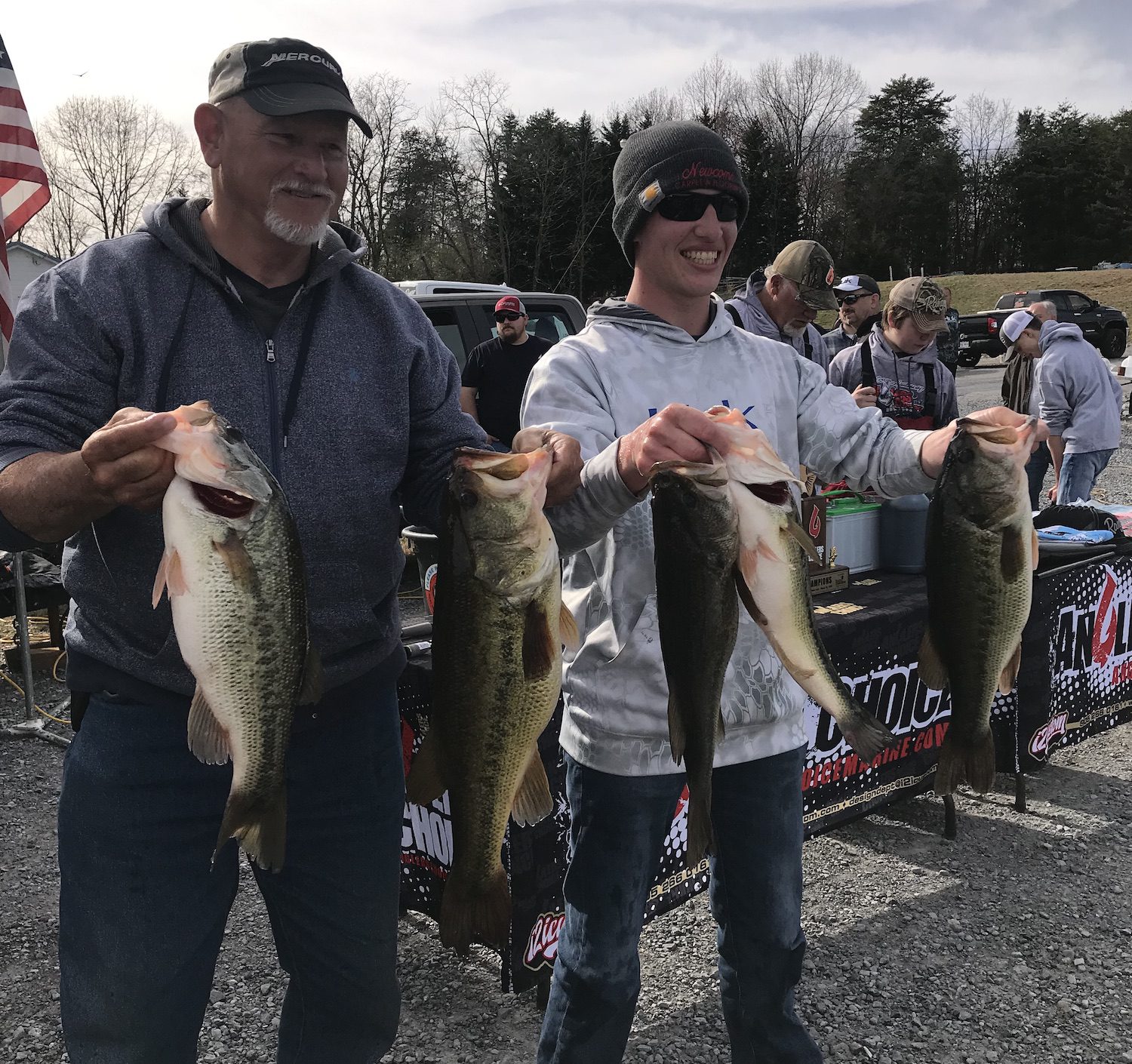 Dennis Gilbert & Landon Siggers Win Angler’s Choice SML with 24.62 lbs March 16th 2019