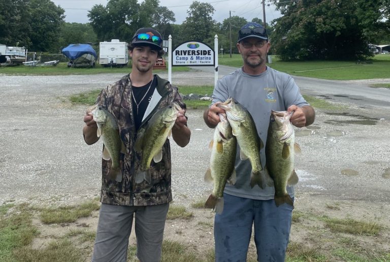 Dayton Henry and son Win Rock Bottom Bass Club On the Chick