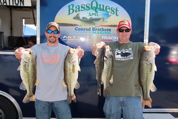Ben & Brandon Reynolds win BassQuest SML Stop #2 April 12th 2015